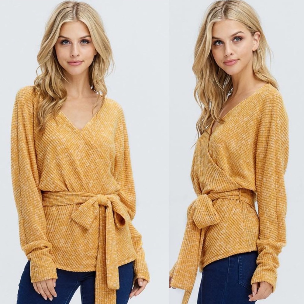 🚨LAST ONE - Solid Rib Knit Sweater